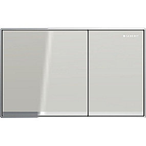 Geberit Sigma60 betjeningsplade, dobbeltskyl betjeningsplade, planmonteret betjeningsplade, sand grey betjeningsplade, spejlglas betjeningsplade, blankforkromet betjeningsplade, Geberit betjeningsplade, Sigma cisterne betjeningsplade.
