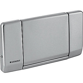 GEBERIT betjeningsplade High-Line, skyl-stop skyld. Krom