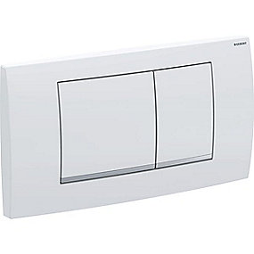 GEBERIT Twinline30 betjeningsplade, matkrom lakeret