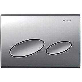 GEBERIT Kappa20 betjeningsplade, kunststof mat krom