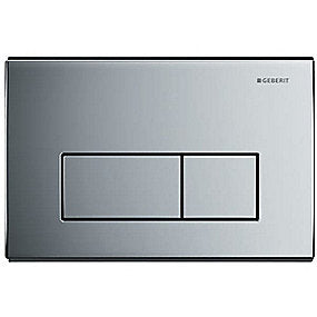 GEBERIT Kappa50 betjeningsplade blankforkromet metal