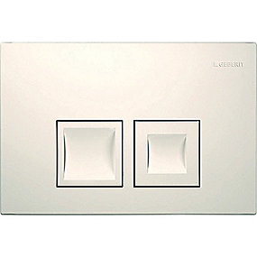 GEBERIT betjeningsplade Delta35, alpin-hvid