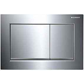 GEBERIT OMEGA30 betjeningsplade krom/mat/krom