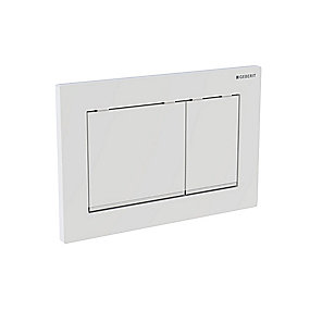 GEBERIT OMEGA30 betjeningsplade hvid/krom/hvid