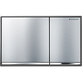 GEBERIT OMEGA60 betjeningsplade børstet krom