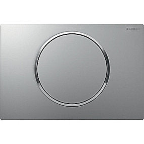 GEBERIT SIGMA10 betjeningsplade 246x164x14mm matkrom/ krom