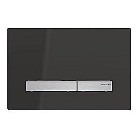GEBERIT SIGMA50 betjeningsplade dobbeltskyl dybsort