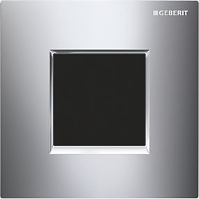 GEBERIT SIGMA30 urinalstyring med nettilslutning. Krom/mat krom