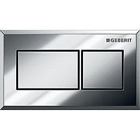GEBERIT fjernbetjening 129x74mm blankforkromet
