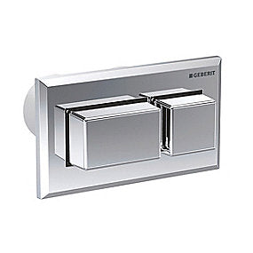 GEBERIT fjernbetjening 129x74mm blankforkromet