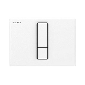Laufen Lis aw101 betjeningsplade duoskyl. hvid