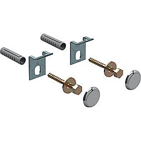 GEBERIT Pareo/Corso/Flow fastgørelse til urinal forkromet