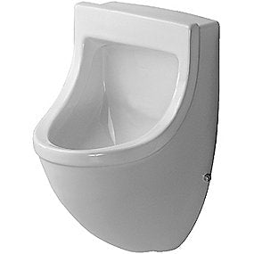 Duravit Starck 3 Urinal. Vandtilslutning bagfra. Med flue. Hvid