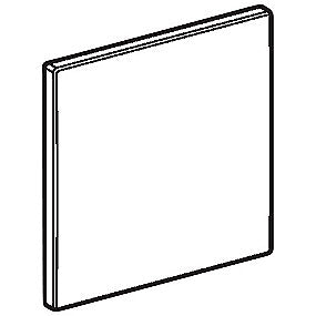 GEBERIT dækplade til urinalstyringsbox rustfristål