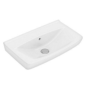 Ifö Spira håndvask lige 500 x 310 mm. Uden hanehul med overløb