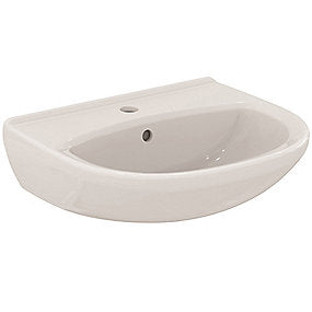 Ideal Standard ALPHA Håndvask 500x430x175 mm, 1 hanehul, Med overløb