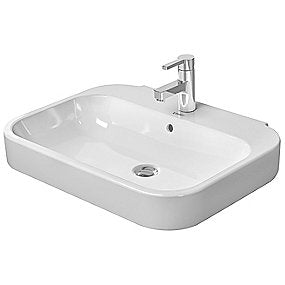 Duravit Happy D.2 håndvask 60cm 600x475mm med hanehul
