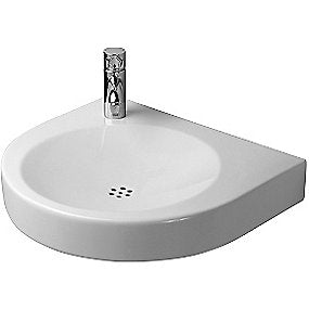 Duravit Architec håndvask, håndvask, badeværelsesvask, 58 cm vask, Duravit vask, uden overløb, hanehul til venstre, VVS.