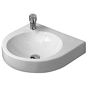 Duravit Architec håndvask, håndvask, badeværelsesvask, 58 cm vask, Duravit vask, uden overløb, hanehul til venstre, VVS.

