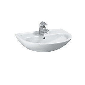 Laufen Pro B håndvask 600x480mm med hanehul hvid porcelæn