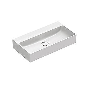 Catalano VERSO65 håndvask, håndvask, badeværelsesvask, italiensk design, antibakteriel glasur, 650x350 mm vask, Catalano vask, uden hanehul, uden overløb, VVS.