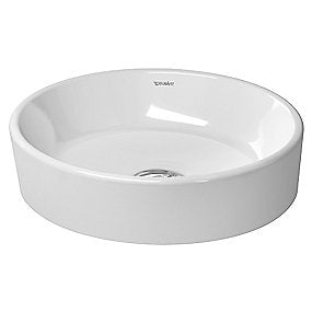 Duravit Starck 2 bowle, bowle, håndvask, bordplade vask, 44 cm vask, Duravit vask, uden hanehul, sleben bund, VVS.