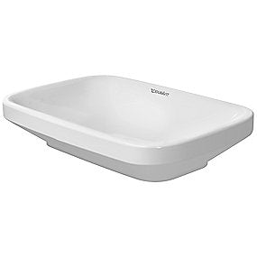 Duravit DuraStyle bowle 600x380mm uden hanehul & overløb med. WonderGliss