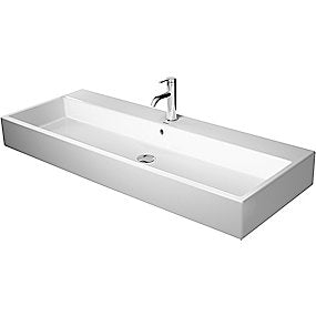 Duravit Vero Air håndvask 1200x470mm med hanehul midt med overløb