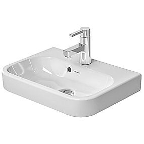 Duravit Happy D.2 møbelvask 500x360mm med hanehul med WonderGliss