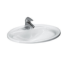 Laufen Pro B håndvask 560x440mm til nedfældning med hanehul hvid porcelæn