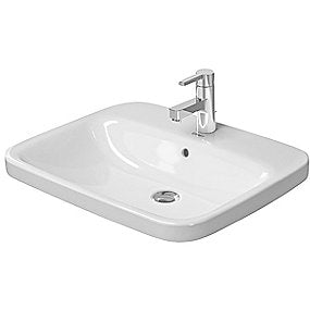 Duravit DuraStyle håndvask til nedfældning 615x490mm med hanehul & WonderGliss