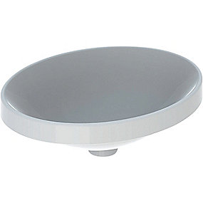 GEBERIT Variform håndvask 500x400x178mm nedfældning, uden overløb, hvid