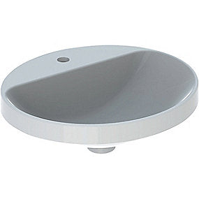 GEBERIT Variform håndvask 500x450x178mm nedfældning, uden overløv, hvid