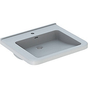 GEBERIT Renova comfort square håndvask 650x550x155mm hvid