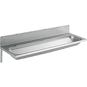vaskerende m/bagpl børstet INT JUVEL 460x135x1200mm PV120 afl midt rf St
