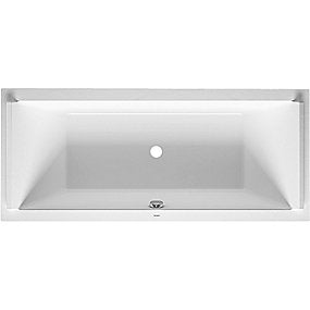 Duravit Starck badekar, indbygningsbadekar, 1800x800 mm badekar, rektangulært badekar, akryl badekar, Duravit badekar.