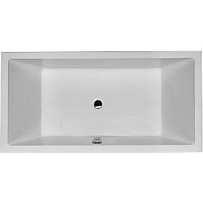 Duravit Starck bade- og brusekar, 1800x900 mm, med 2 ryglæn