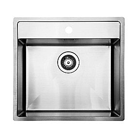 Intra Juvel Intra Baltic køkkenvask 490x380 mm med strainer. Til nedfældning