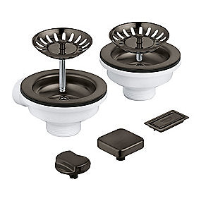 GROHE afløbsarmatur køkkenvask børstet hard graphite