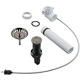 GROHE afløbsarmatur køkkenvask børstet hard graphite