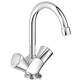 GROHE Costa S 2 grebsbatteri til håndvask, krom, med kæde