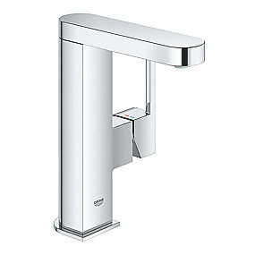 GROHE Plus håndvaskarmatur Str. M 5,7L med push up bundventil, krom