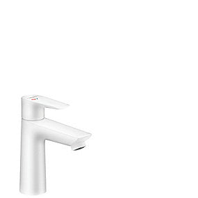 hansgrohe Talis E håndvaskarmatur 110 CoolStart, uden bundventil, mat hvid
