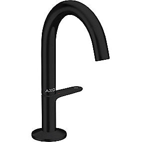 hansgrohe AXOR One håndvaskarmatur 122mm tud med push-open, mat sort