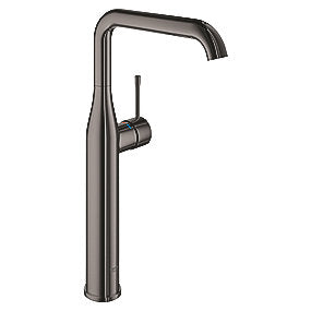 GROHE Essence håndvaskarmatur, håndvaskarmatur, Grohe armatur, Hard Graphite armatur, XL-Size armatur, etgrebs armatur, fritstående håndvask armatur, Grohe SilkMove, Grohe EcoJoy, Grohe StarLight, VVS.