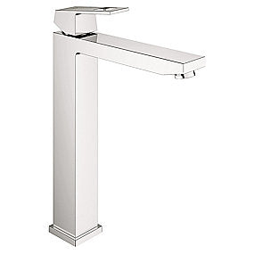 GROHE EuroCube håndvaskarmatur, håndvaskarmatur, Grohe armatur, forkromet armatur, XL-Size armatur, etgrebs armatur, Grohe SilkMove, Grohe EcoJoy, Grohe StarLight, VVS.