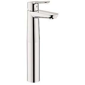 GROHE BauEdge håndvaskarmatur, håndvaskarmatur, Grohe armatur, forkromet armatur, XL-Size armatur, etgrebs armatur, Grohe Longlife, Grohe EcoJoy, Grohe StarLight, VVS.