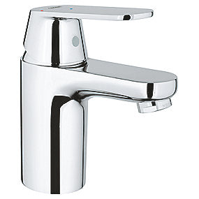 GROHE Eurosmart Cosmo håndvaskarmatur, str.S, EcoJoy 5,7L. Med push-up bundventil, Koldstart