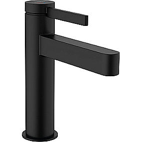 hansgrohe Finoris håndvaskarmatur 110 CoolStart med push-open bundventil, mat sort