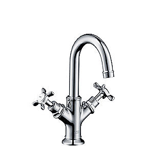 hansgrohe AX Montreux Håndvaskarmatur lille. 2-greb. Børstet nikkel